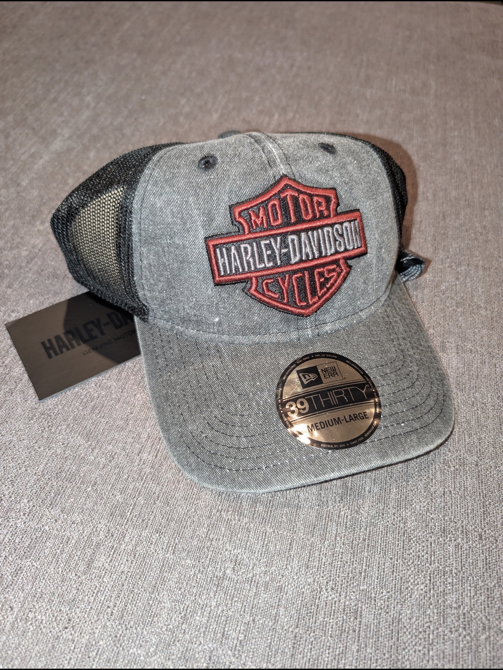 Harley-Davidson Washed Colorblock Fitted 39THIRTY New Era Hat
